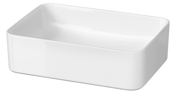 Cersanit Crea umyvadlo 49.5x34.5 cm obdélníkový na pult bílá lesk K114-001-ECO