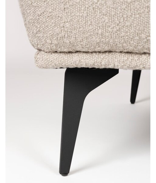 Béžová rozkládací pohovka z textilie bouclé 184 cm Cielke – White Label