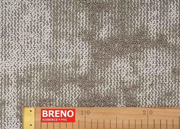 Breno Metrážový koberec TUNGSTEN 74 béžový, šíře 400 cm