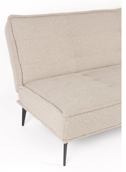 Béžová rozkládací pohovka z textilie bouclé 184 cm Cielke – White Label