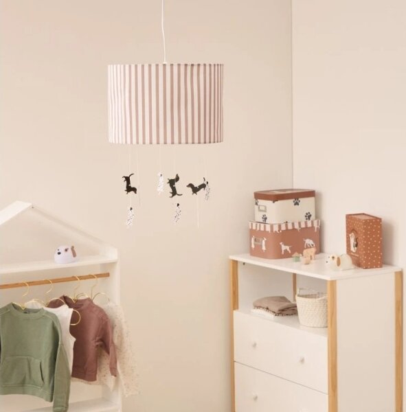 Atmosphera - Dětský lustr na lanku SCOTT 1xE27/40W/230V pejskové