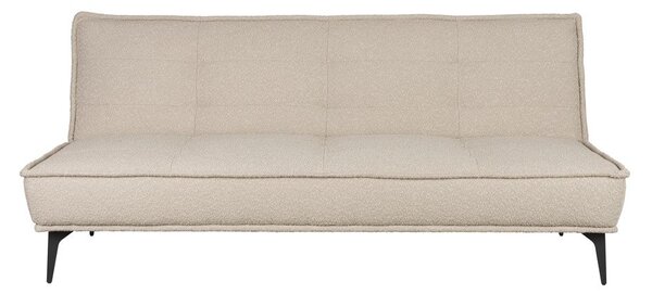 Béžová rozkládací pohovka z textilie bouclé 184 cm Cielke – White Label