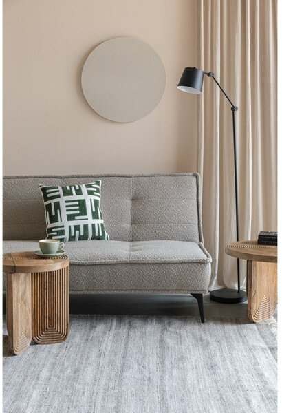 Béžová rozkládací pohovka z textilie bouclé 184 cm Cielke – White Label