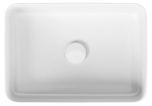 Cersanit Crea umyvadlo 49.5x34.5 cm obdélníkový na pult bílá lesk K114-001-ECO