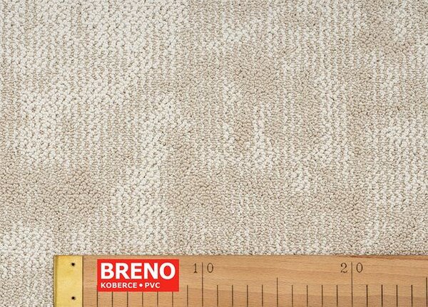 Breno Metrážový koberec TUNGSTEN 71 béžový, šíře 400 cm, Béžová