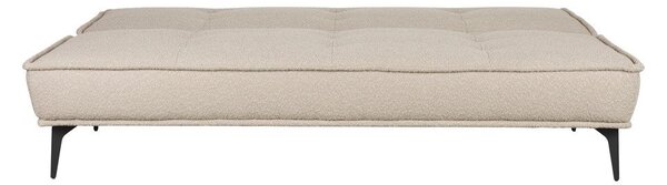 Béžová rozkládací pohovka z textilie bouclé 184 cm Cielke – White Label
