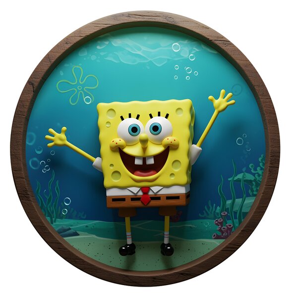 Svítící obraz - Spongebob