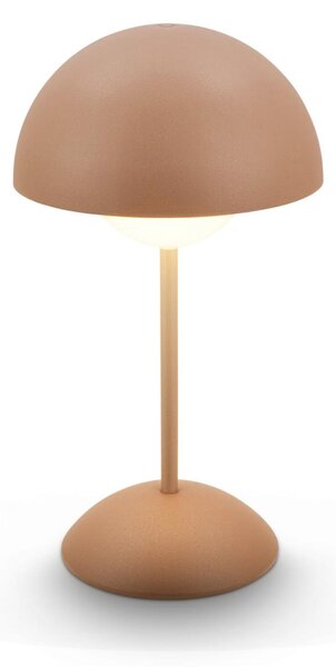 BRILONER Kugle stolní lampička - 3W, 250lm, bezdrátová, LED, stmívatelné, dotykový vypínač, teplá bílá, kávová 7578014