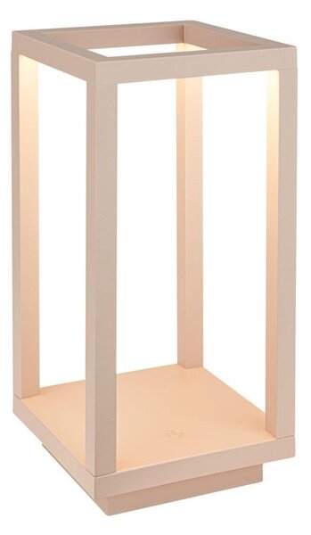 BRILONER Laer stolní lampa - 1,8W, 50lm, bezdrátová, LED, stmívatelné, dotykový vypínač, CCT, béžová 7579011