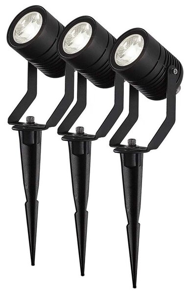 Nedis ZBLOS10RGBW3-SADA 3x LED RGBW Stm. venk. lampa LED/3W/230V IP65 Wi-Fi Tuya