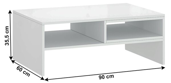 Konferenční stolek Lafer (bílá)