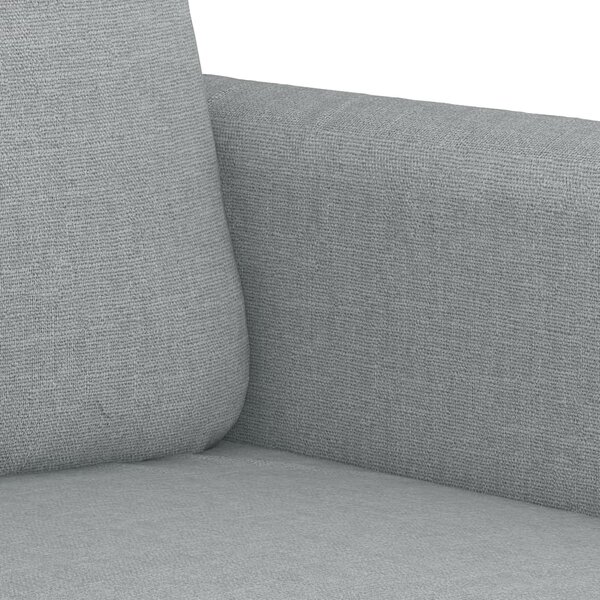 3dílná sedací souprava s poduškami světle šedá textil 3202094