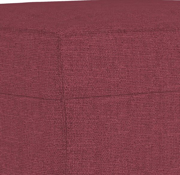 3dílná sedací souprava s poduškami vínová textil 3202132