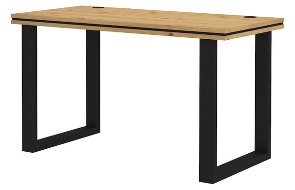Pc stolek Mantela 160 (dub artisan + černá). Akce -6%