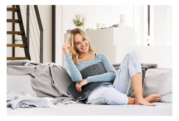 Beurer HK 123 Cosy Grey Green Vyhřívací dečka 60x30cm, 6 stupňů teploty