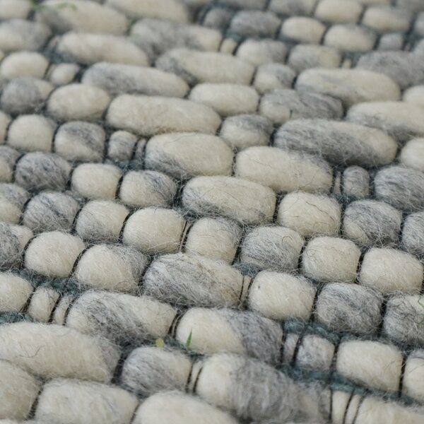 Kusový ručně tkaný koberec Woolen 4 Grey 150x240 cm