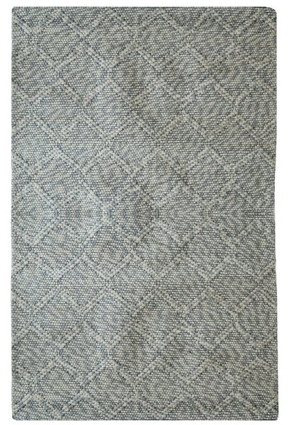 Kusový ručně tkaný koberec Woolen 4 Grey 150x240 cm