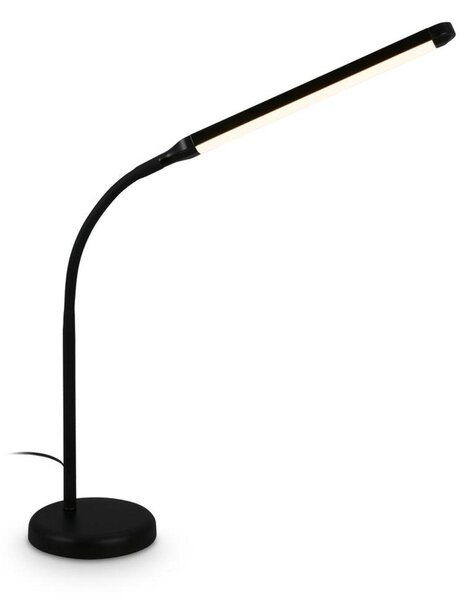 BRILONER Mura stolní lampička - 6W, 600lm, LED, stmívatelné, dotykový vypínač, nastavitelné, černá 7660015