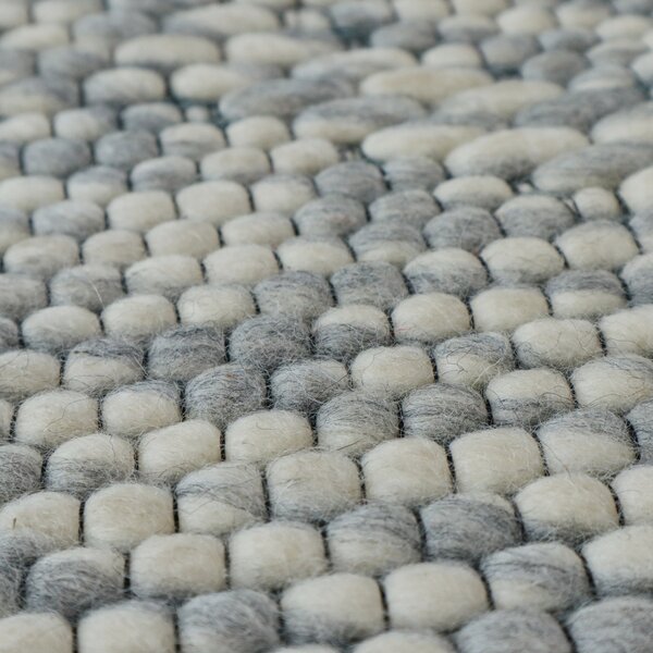 Kusový ručně tkaný koberec Woolen 4 Grey 150x240 cm