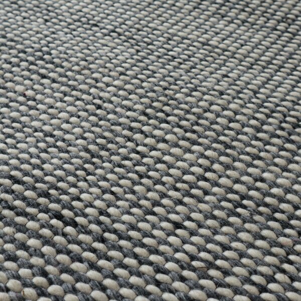 Kusový ručně tkaný koberec Woolen 2 Grey 150x240 cm