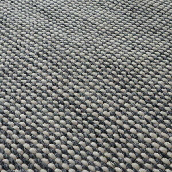 Kusový ručně tkaný koberec Woolen 2 Grey 150x240 cm