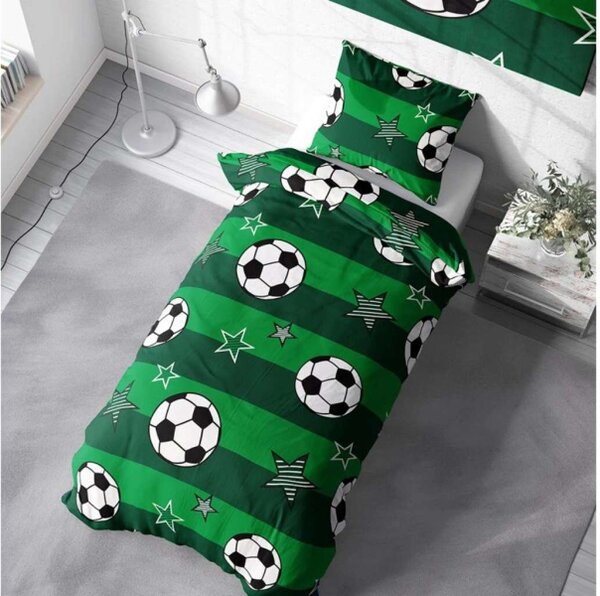 TipTrade Povlečení bavlna Fotbal 140x200, 70x90 cm