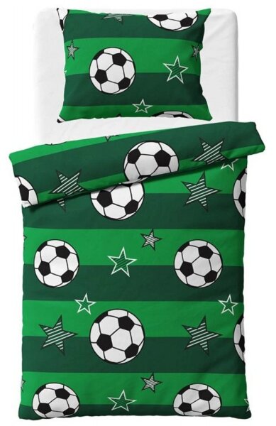 TipTrade Povlečení bavlna Fotbal 140x200, 70x90 cm