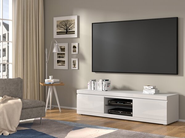 TV stolek/skříňka Netty (bílá). Akce -19%