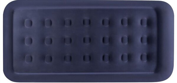 Nafukovací matrace s pumpou, 191×91×44 cm, modro-bílá