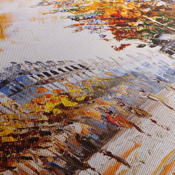 Obraz - Ulice v Paříži (210x100 cm)