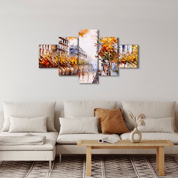 Obraz - Ulice v Paříži (125x70 cm)