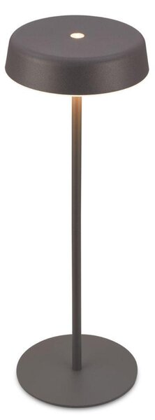 BRILONER Pala stolní lampička - 2W, 200lm, bezdrátová, LED, dotykový vypínač, stmívatelné, antracit 7668015
