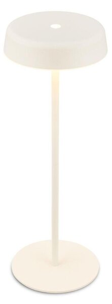 BRILONER Pala stolní lampička - 2W, 200lm, bezdrátová, LED, dotykový vypínač, stmívatelné, bílá 7668016