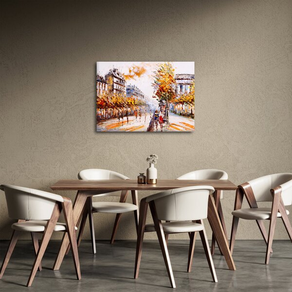 Obraz - Ulice v Paříži (70x50 cm)