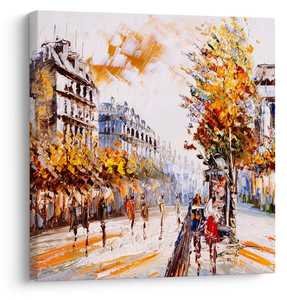Obraz - Ulice v Paříži (30x30 cm)