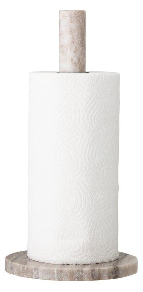 Mramorový stojan na papírové utěrky v přírodní barvě ø 15 cm Emy – Bloomingville