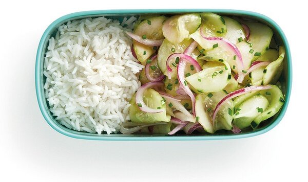 Dělený svačinový box To Go – Lékué