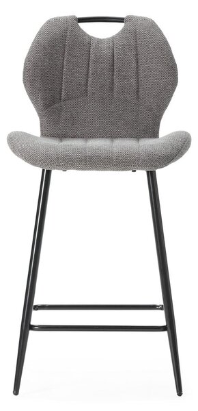 Šedé barové židle v sadě 2 ks (výška sedáku 65 cm) Muli – Marckeric
