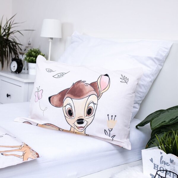 Bavlněné dětské povlečení do postýlky 100x135 cm Bambi "Beige" – Jerry Fabrics