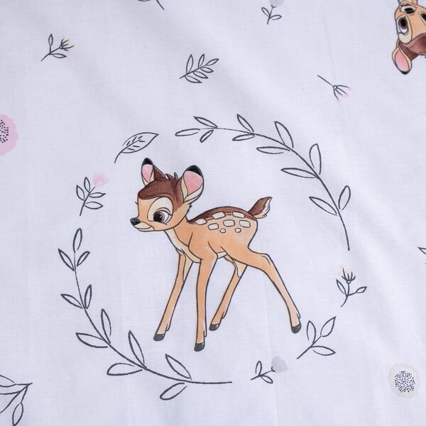 Bavlněné dětské povlečení do postýlky 100x135 cm Bambi "Beige" – Jerry Fabrics