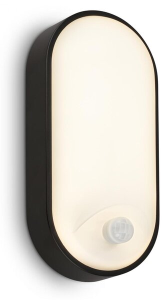 BRILONER Ruch LED venkovní nástěnné svítidlo, pohybové čidlo, IP65, černá 3830015