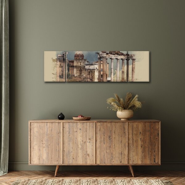 Obraz - Forum Romanum, Řím, Itálie (170x50 cm)