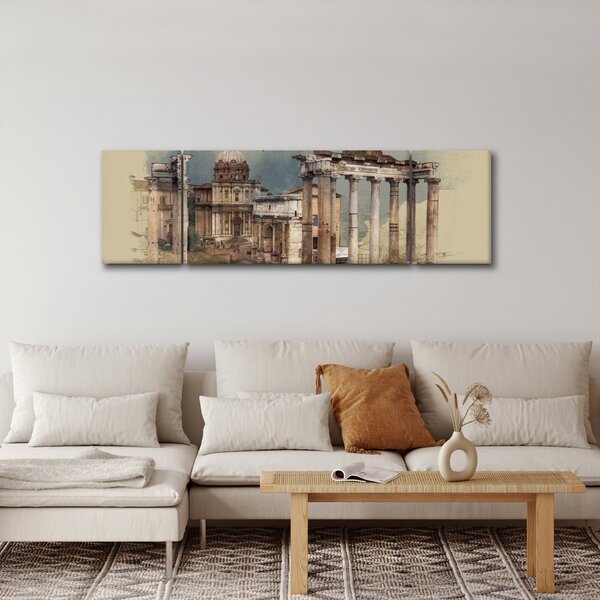Obraz - Forum Romanum, Řím, Itálie (170x50 cm)