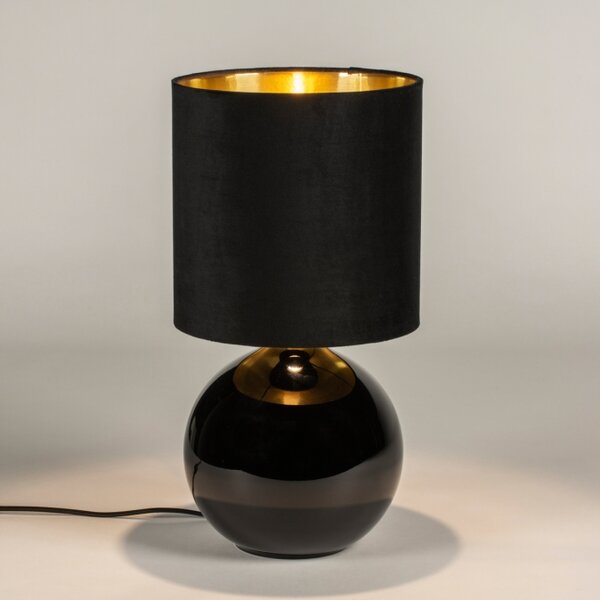 Stolní designová lampa Carminna Black (LMD)