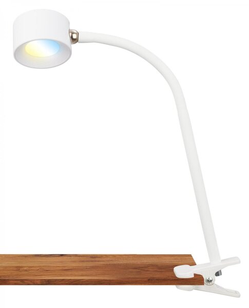 BRILONER Tari LED lampička na psací stůl, stmívatelné, magnetická hlava, bílé 2499016