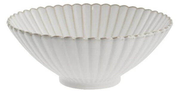 Velká porcelánová mísa Chryzantéma béžová 25 cm