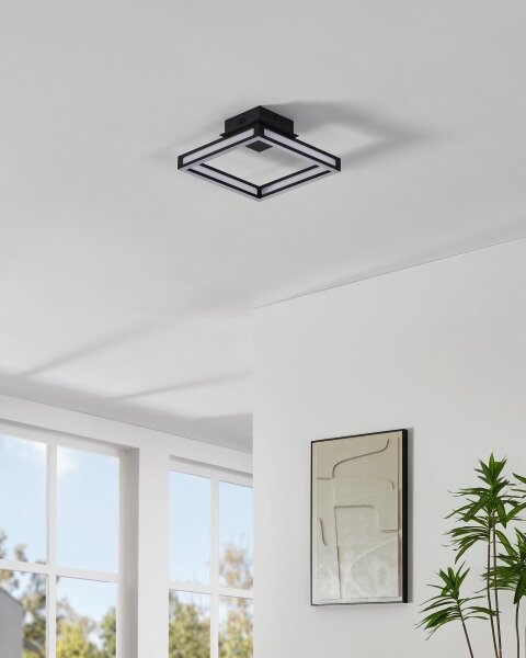 Eglo 99787 - LED Stropní svítidlo ALTAFLOR LED/11,2W/230V černá