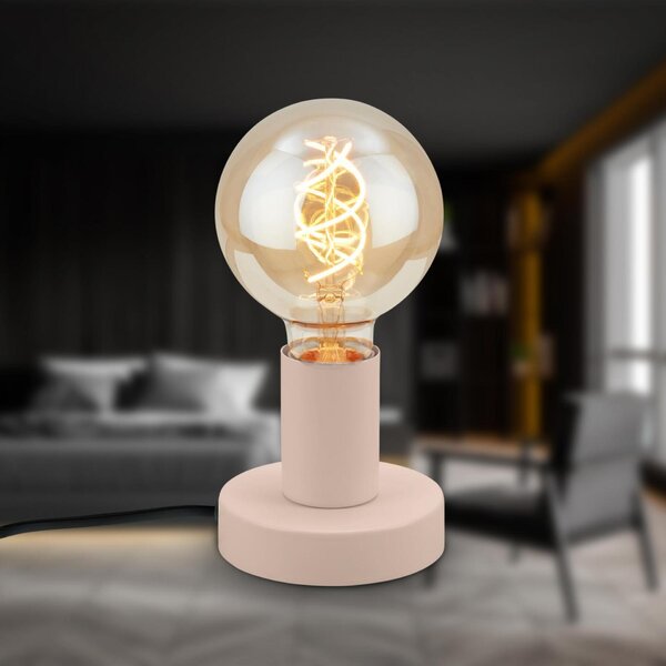 BRILONER TEEPU stolní lampa - s vypínačem, retro, max. 10W, E27 patice, béžová 7023011