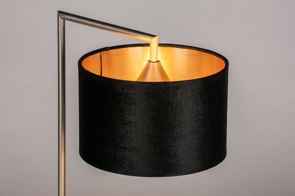 Stolní lampa Pallas Black and Silver (LMD)