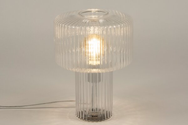 Stolní retro lampa Lisboa Glass (LMD)